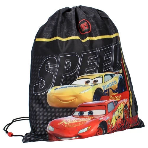 Disney Gymtas Cars Junior 1,6 Liter Polyester Zwart