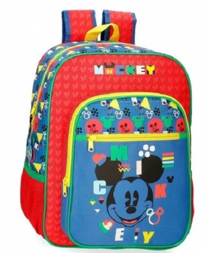 Disney Rugzak Mickey Mouse 27 X 38 X 11 Cm Polyester Blauw