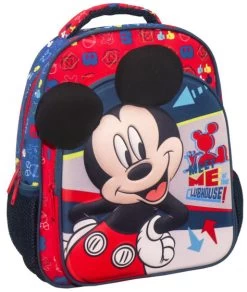 Disney Rugzak Mickey Mouse Clubhouse 31 X 27 Cm Blauw/rood