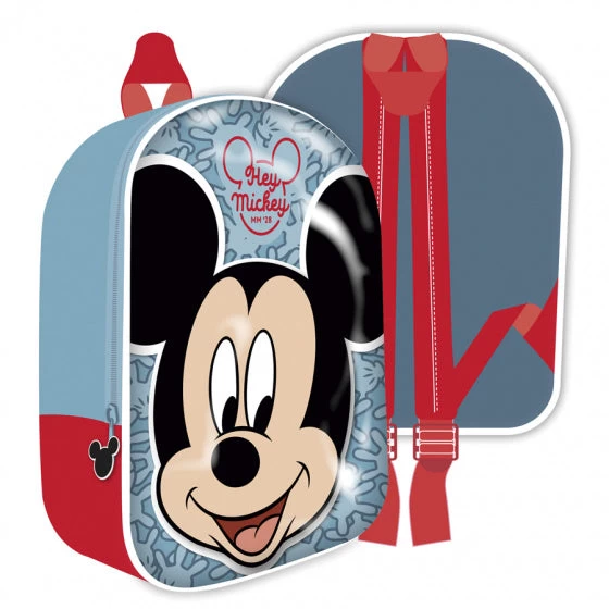 Disney Rugzak Mickey Mouse Junior 31 X 26 Cm Polyester Blauw