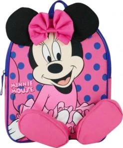 Disney Rugzak Minnie Mouse 3D Meisjes 31 Cm Polyester Roze