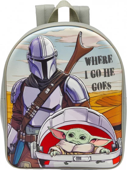 Disney Rugzak Star Wars Mandalorian 3D 6 Liter PVC Grijs - Afbeelding 2