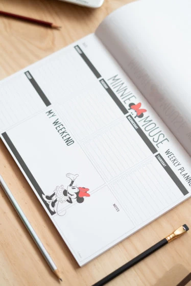 Disney Scheurkalender Minnie Mouse A4 Zwart/wit 54 Pagina's - Afbeelding 3