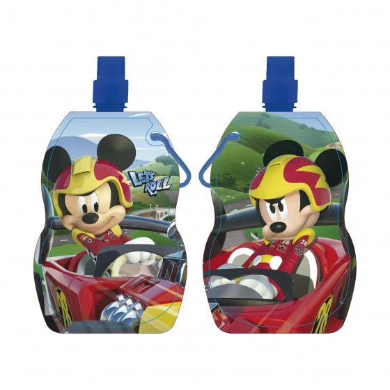 Disney Schoolbeker Opvouwbaar Mickey Mouse Race 500 Ml Blauw