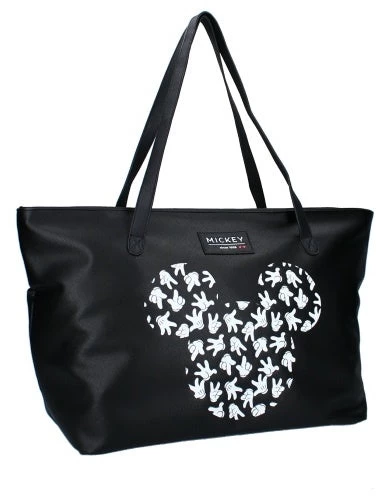 Disney Shopper Mickey Mouse 31,5 X 56 Cm Polyurethaan Zwart - Afbeelding 2
