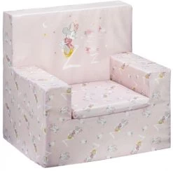 Disney Sofa Minnie Junior 47 X 35 X 44 Cm Katoen Lichtroze
