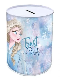 Disney Spaarpot Frozen 15 X 10 Cm Aluminium Lichtblauw