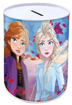 Disney Spaarpot Frozen 15 X 10 Cm Aluminium Blauw/paars