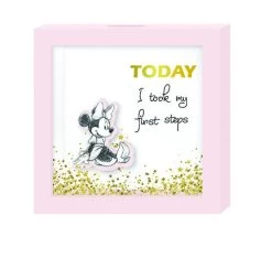 Disney Spaarpot Minnie Mouse 16 Cm Meisjes Hout Roze/wit