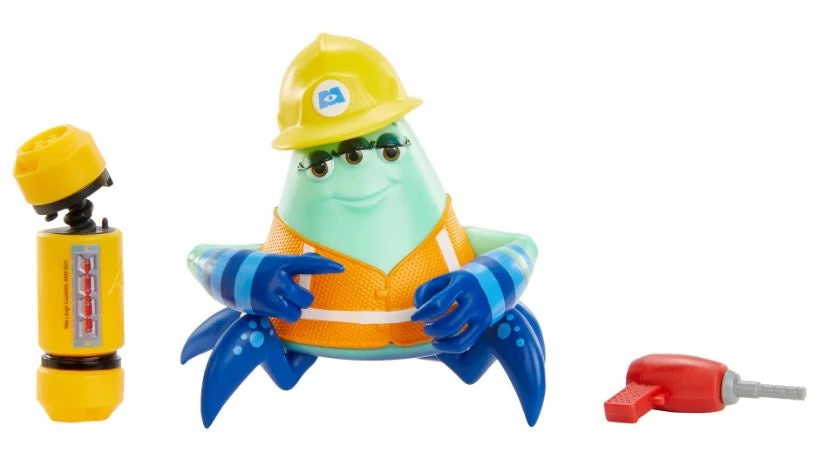 Disney Speelfiguur Monsters & Co Junior 12 Cm Groen 3-delig