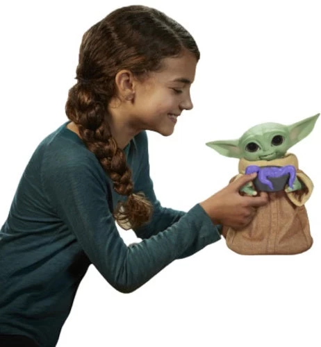 Disney Speelfiguur Star Wars Grogu 32,4 Cm Pluche Groen 6-delig - Afbeelding 4