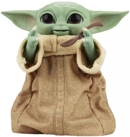 Disney Speelfiguur Star Wars Grogu 32,4 Cm Pluche Groen 6-delig