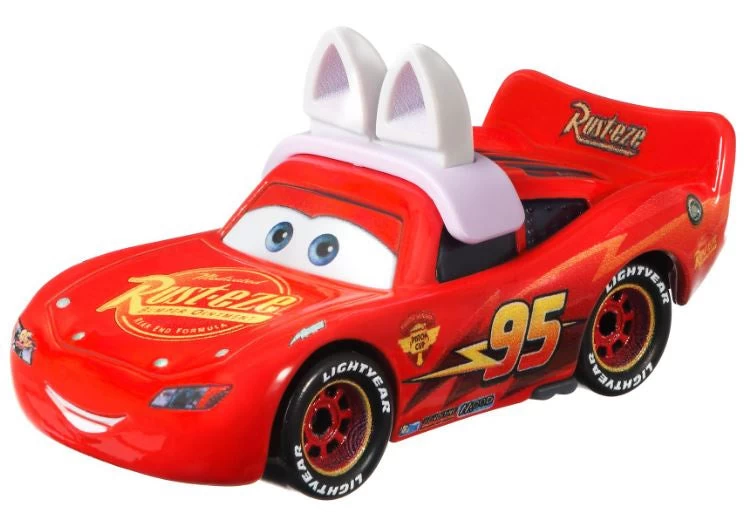 Disney Speelgoedauto Cars Lightning McQueen 9,8 Cm Staal Rood - Afbeelding 3