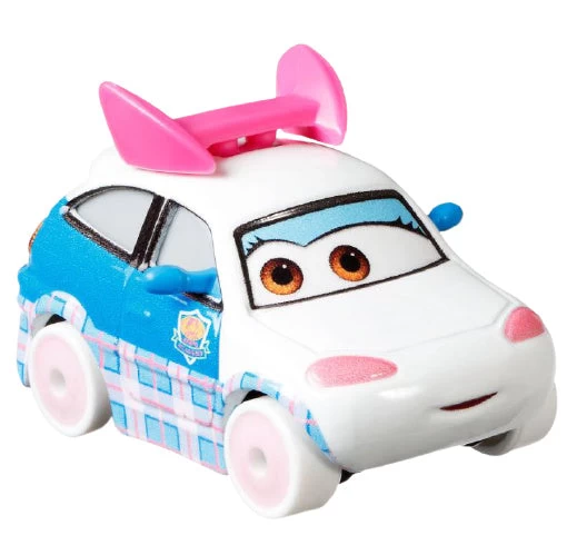 Disney Speelgoedauto Suki Junior Staal 9,8 Cm Wit/blauw/roze