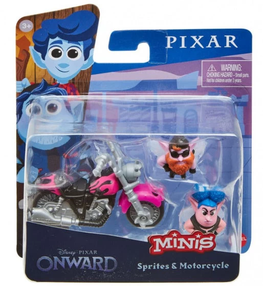 Disney Speelset Sprites And Motorcycle 16,5 Cm 3-delig - Afbeelding 2