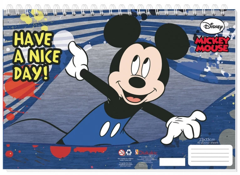 Disney Tekenboek Have A Nice Day 23 X 33 Cm 30 Pagina's