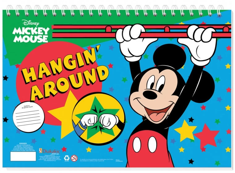 Disney Sticker- En Kleurboek Mickey Mouse Hangin' Around