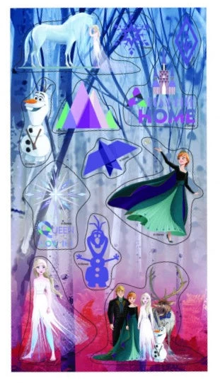 Disney Stickers Frozen II Home Meisjes 21 X 10 Cm Papier/foam