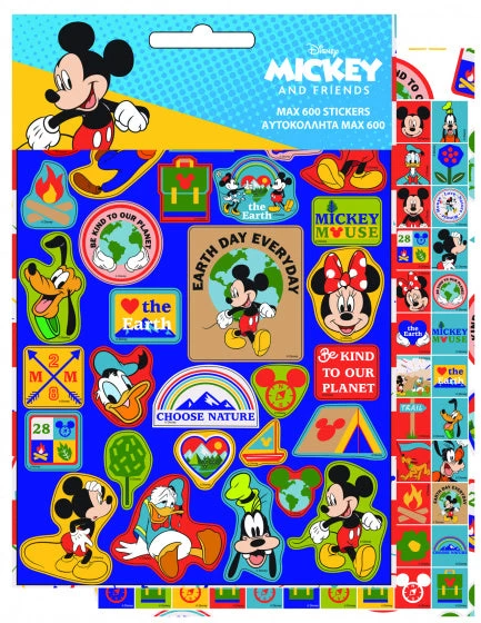 Disney Stickers Mickey & Friends Junior 23 Cm Vinyl 600 Stuks