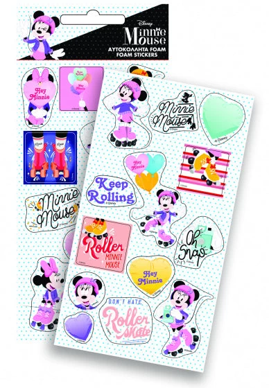 Disney Stickers Minni Mouse 10 X 21 Cm Meisjes Foam