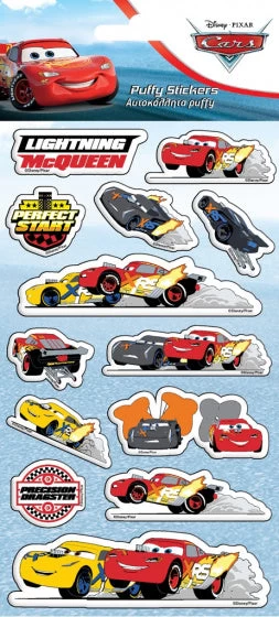 Disney Stickervel Cars Puffy Junior 10 X 22 Cm Vinyl