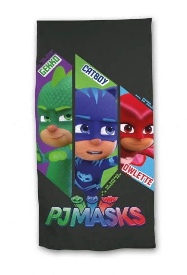 Disney Strandlaken PJ Masks 140 X 70 Cm Zwart
