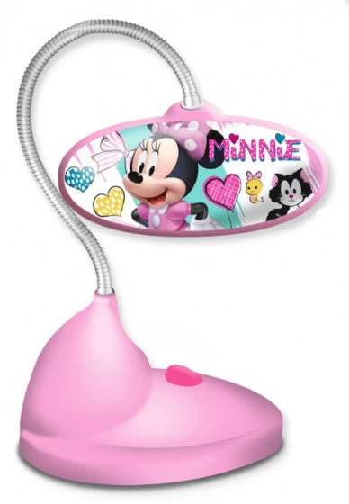Disney Tafellamp Minnie Mouse Led Meisjes 18 X 12,5 Cm Roze