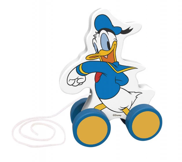 Disney Trekfiguur Donald Duck 12,3 Cm Hout Wit/blauw