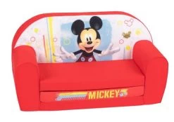 Disney Sofa Uitklapbaar Mickey 42 X 77 Cm Polykatoen Rood