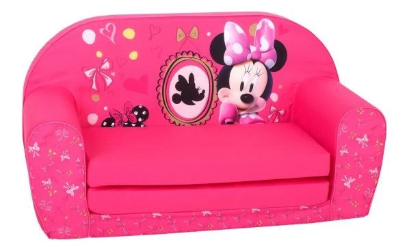 Disney Sofa Uitklapbaar Minnie Fashion 42 X 77 Cm Katoen Roze