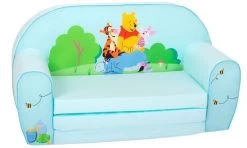Disney Sofa Uitklapbaar Winnie 42 X 77 Cm Polykatoen Blauw