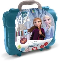 Schrijfset Koffer Frozen 2 - 81-delig - Schrijfwarenset Disney Frozen