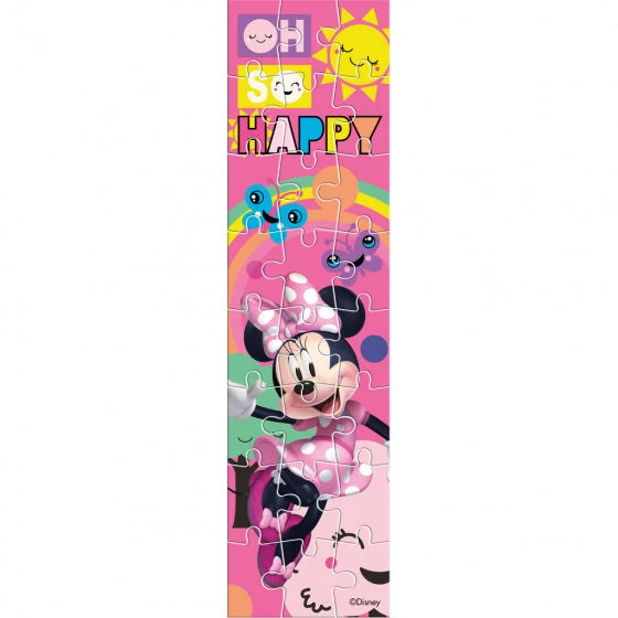 Disney Kleurpuzzeltoren Minnie Mouse Junior 13 Cm Roze 24 Stuks - Afbeelding 2