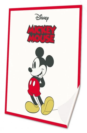 Disney Fleecedeken Mickey Mouse 160x130 Cm Polyester Rood/wit