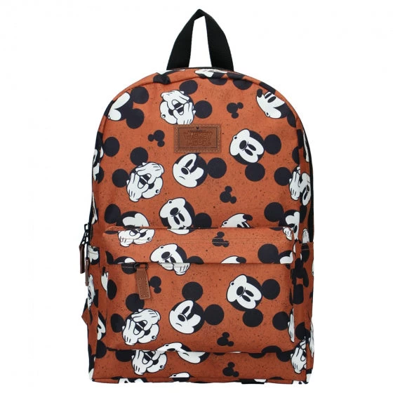 Disney Rugzak Mickey Junior 33 X 23 X 12 Cm Polyester Bruin