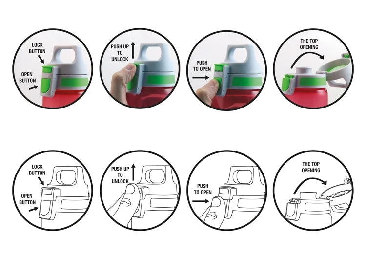 Disney Finding Dory Viva Drinkfles 0.5L Met One Dop Blauw - Afbeelding 2