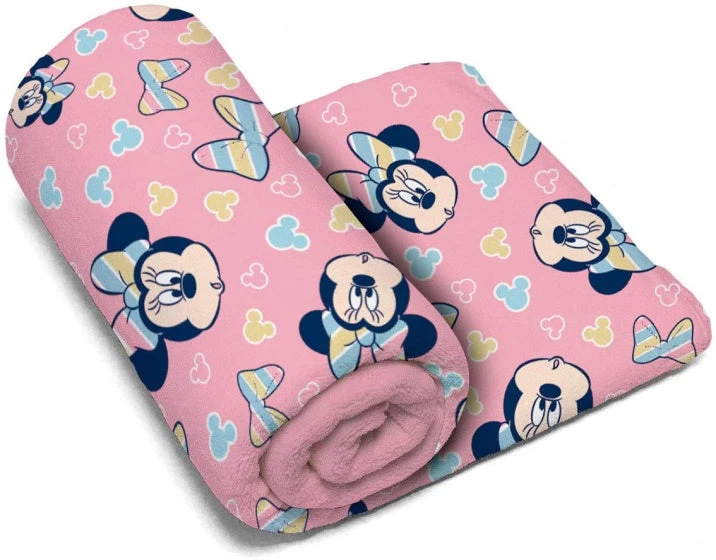 Disney Strandlaken Minnie Mouse Polyester 150 X 95 Cm Roze